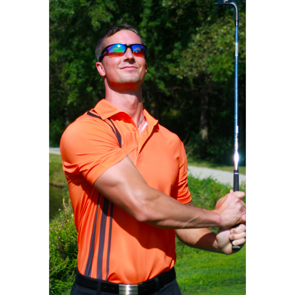 Scorpion 21 Accelerator Orange Golf Polo